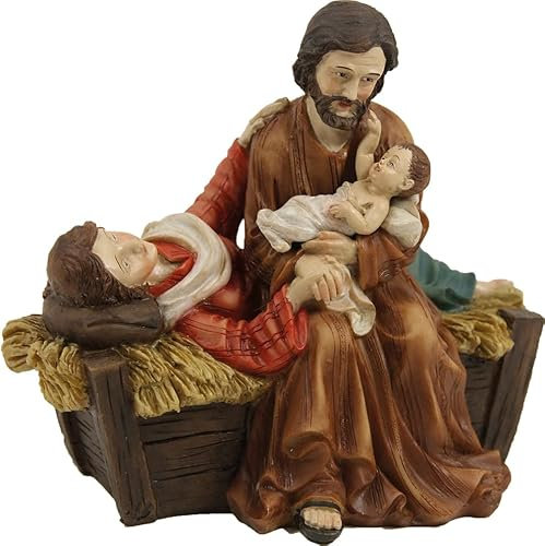 dekoprojekt Krippenfigur Hlg. Familie, Krippenblock 11,1 cm