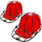 Eiito Cap Washer,Cap Waschmaschinen Form Für BaseballmüTzen,Baseball Cap Käfig-Reiniger Shaper FüR Waschmaschine Oder GeschirrspüLer,FüR Erwachsene Und Kinder Basecap,2 StüCk,Schwarz (Black2)