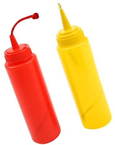 Toyvian Knebelgeschenke 2Pcs Fake Senf Streich Ketchup Flasche Streich Und Ketchup- Flasche Streich Ketchup Flasche Squirt