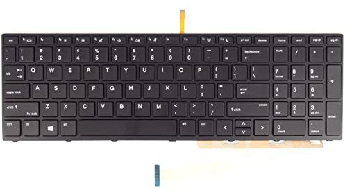 Tradebit - Tastatur für HP Probook 450 G5 455 G5 470 G5 LED QWERTY US