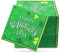 100 Stück St. Patrick's Day Servietten 25,4 cm grüne Kleeblätter Abendessen Papierservietten Einweg Irish Holiday Servietten Getränke Cocktail Dekorative Papierservietten für Saint Patrick's Party (klassisch)
