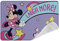 ICE TOYS Desk Protector Fabric Placemat for Girls 30 x 40 cm 100% Polyester for School Travel Gift (Minnie)
