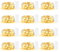 ZAIYW 12 Pack Battery Fairy Lights, 2m 20 LED Micro Fairy Lights, Sliver Wire String Lights Waterproof for Mason Jars DIY Party Wedding Christmas Table Decoration (Warm White)