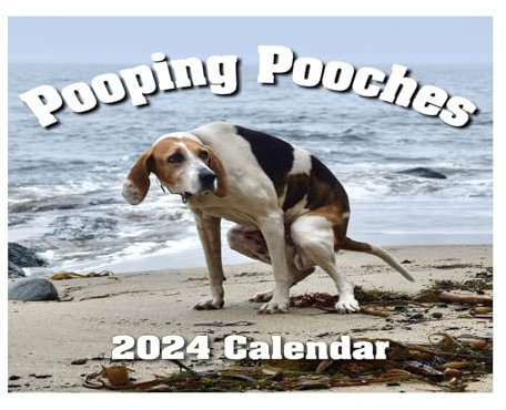 Dogs Pooping In Beautiful Places 2024 Beim Der Befreiende Bildband Kackende Hunde Kalender Lustige Welpenkalender 2024