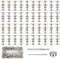 300 Stück (75 Sätze) Druckknöpfe Set, Edelstahl Druckknöpfe 15mm, Druckknöpfe Metall, Metal Snap Buttons Kit, Druckknöpfe Leder, Canvas Snap Kit, mit 3 Fixierwerkzeug, für Kleidung Leder DIY Handwerk