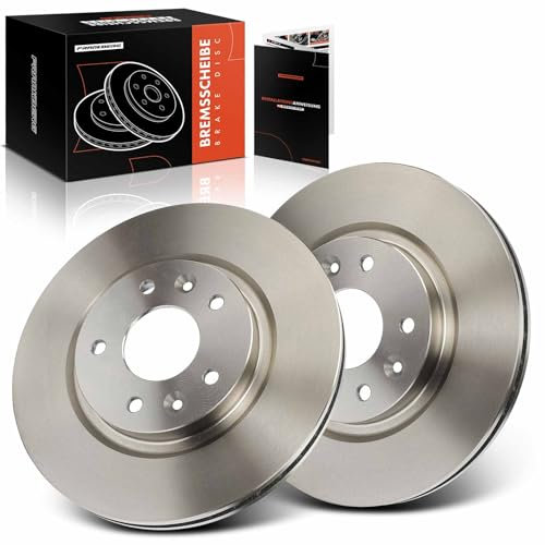 Frankberg Bremsscheibensatz inkl. 2x Bremsscheiben Vorne Belüftet Ø296mm Kompatibel mit Qashqai II SUV J11 J11 Kadjar HA HL Replace# 402064EA0A, 402064BA0A
