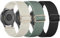 TUCOMO Lot de 3 Bracelets Élastiques en Nylon Compatibles Avec Garmin Venu Sq/Sq 2/2 Plus, Vivoactive 5/3, Vivomove HR - 20 mm Pour Homme et Femme