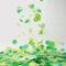 SOSMAR 6000pcs Grüne Konfetti Bunt Konfetti 2,5cm Papierkonfetti Streudeko Tischdeko für Geburtstag, Partydeko, Hochzeit & Fasching - Vielseitig & Umweltfreundlich