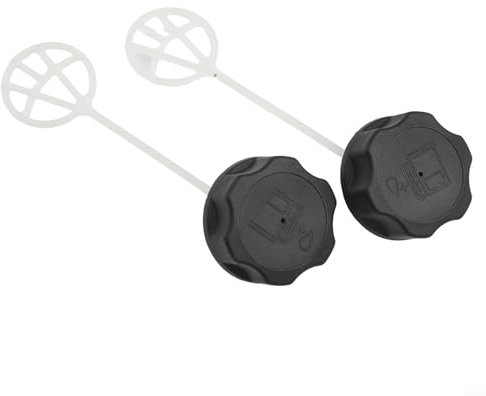 SPORTARC Lot de 2 bouchons de réservoir de carburant de rechange pour débroussailleuse, taille-haie, débroussailleuse, compatible avec scooter à essence 43 cc, 49 cc, 52 cc, 55 cc