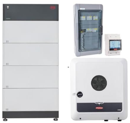 NAKA Speicherpaket Hybrid Wechselrichter Und Battery Box Set BYD HVM 22,1kWh Fronius Symo GEN24 8.0 kW Plus BACKUP 0% MwSt.