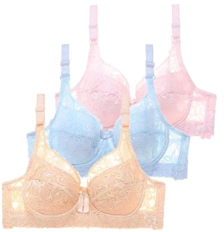 TYUIOP Reggiseno Push Up Senza Spalline Top Uncinetto Reggiseno Allattamento Cotone XXXL Reggiseno con Tasca per Protesi Coppe Adesive Seno Imbottite Top Sportivi Reggiseno