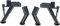 DOITOOL Stabilisator für Drohne Drohnen-Stabilisator fütterbarer Stabilisator Landestabilisator Grey