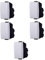 Moduli Bianchi, Compatibile Con Bticino Matix, interruttori, pulsanti, deviatori, dimmer, sensori, PIR, buzzer, Per Placche originali e compatibili (5x, deviatore)