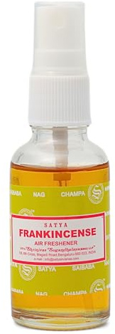 Satya Duftspray, Duftöl - Naturdüfte für Aromatherapie, Raumduft, Diffusor, Duftlampe, Autoduft (30 ml, Weihrauch)