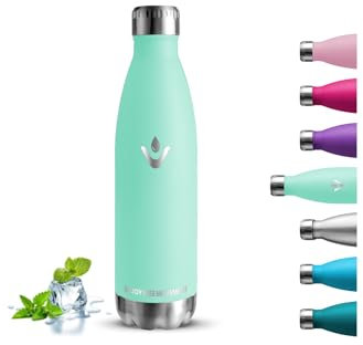 Borraccia- 750 ml- Borraccia Termica, Senza BPA, Borraccia Acciaio Inox, Senza Perdite, Borracce Termiche, Acciaio Inossidabile 18/8, Borraccia Metallo, Facile da Trasportare, per Fitness, Campeggio