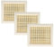 vhbw 3x filtro a pieghe piatte sostituisce Worx WA6078 per aspirapolvere - Elemento filtrante