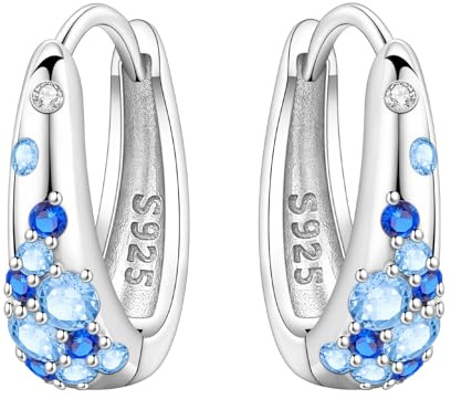 CYMYSS Ohrringe Silber 925 Creolen Silber 925 Silber Ohrringe Damen 925 Kleine Creolen Silber 925 Sterling Silber Ohrringe Hoop Earrings Earrings For Women