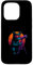 Retro Cat With Tripod Telescope Astrophotography Case for iPhone 15 Pro