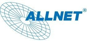 ALLNET 19 Schrank 12HE B600 T600mm*lichtgrau* SNB-Serie Glastür, ALL-SNB6612BDGRAU