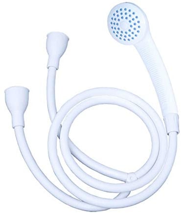SUNDELY® Single Double Tap Faucet Spray Hose Connector Attachment End Mixer Head for Bath Shower Tub Basin Sink Bathroom Wet Room Kitchen Pet Hair Dresser (Dual Tap Connector)
