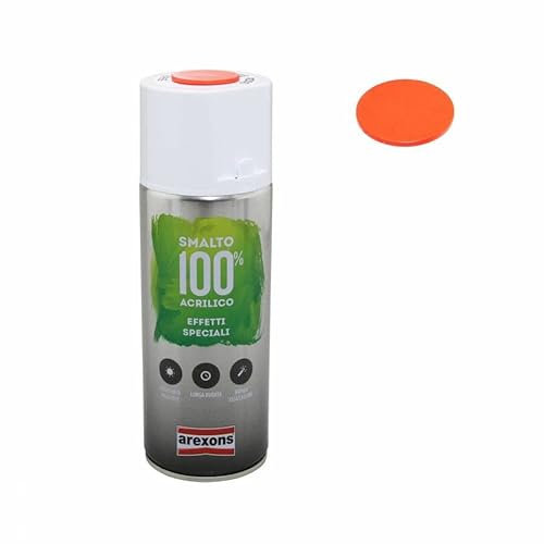 Arexons 3689 - Bomboletta di vernice acrilica 100 Fluo Rosso Spray 400 ml