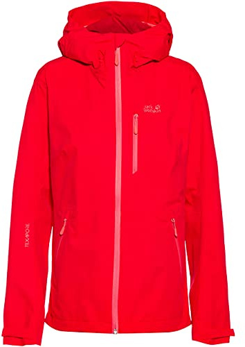 Jack Wolfskin Damen Eagle Peak Jacke, tulip red, XL, 1113001