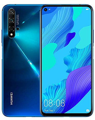 Huawei Nova 5T (128GB, 8GB) 6.26 LCD, Kirin 980, 48MP Quad cámara, 22,5 W, Carga rápida, Dual SIM gsm Desbloqueado Global 4G LTE Modelo Internacional YAL-L21