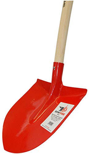 Frankfurt - Pala de acero especial con mango largo de madera de fresno, 130 cm de largo SHW-FIRE
