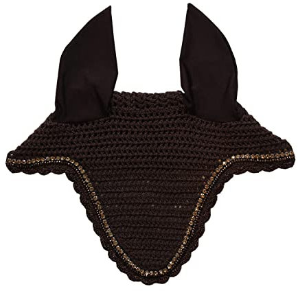Kentucky Horsewear Stone & Pearl Long Fliegenohren, Größe:WB, Farbe Kentucky Horsewear:braun