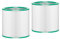 2x Aktivkohle Luftfilter für Dyson TP02 Pure Cool Link Filter Dyson TP03 TP00 AM11 Luftreiniger Ersatzteile