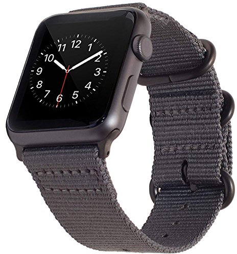 Shieranlee NATO Strap Compatible with Apple Watch 38mm 40mm 41mm, Strap for iWatch Series iWatch Series 8/Ultra/7/6/5/4/3/2/1 SE