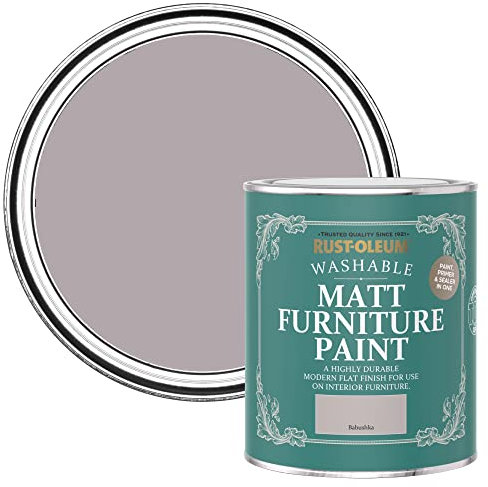 Rust-Oleum Purple Furniture Paint in Matt Finish - Babushka 750ml