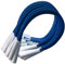 PisciHogar Tensores Lona de Piscina. Goma elástica de Gran Resistencia para el cobertor de Invierno. Regulables. (10 und, Azul)