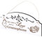Schild Grammophon mit Herzen Deko 20x10cm - All you need is Love and a Gramophone - Holz Wanddeko Dekoration Wand