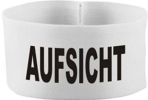 Kleiner Fratz gummielastische Armbinde 5 cm Bedruckt mit Aufsicht (Farbe Weiss) (Gr. 3XL - 33 cm)