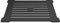 nuie STW002S Modern Bathroom Slimline Shower Tray Waste & Grill Top, 115mm, Black/Black