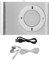 Silver Mini MP3 Digital Music Player with Earphone and USB Cable - 8GB Memory, Sports Clip Player