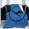 Überwurf Flanelldecken für Lufthansa Bed Chair Couch Sofa Warm Cosy Soft Fleece Blanket Geschenke für Kinder Erwachsene 80X60