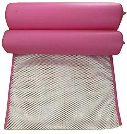 FBITE Schwimmring, Pool, aufblasbarer Ring, Schwimmring für Erwachsene, übergroße, schwimmende Reihe mit Netz-Hängematte, Strand, klappbare Rückenlehne, aufblasbares Sofa, Lieg