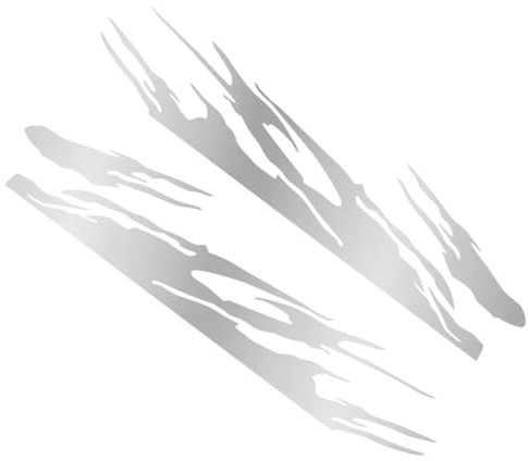 Für Ford,Für F150,Für Toyota,Für Hilux,Für Dodge,Für Ram,Für 1500 Pickup-Tür-Seitenspritzer-Aufkleber, Auto-Dekor-Aufkleber (mattsilber)