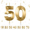 Geburtstagskerzen Zahlen 50,Gold Geburtstagskerzen, 3D Diamant Form Kuchen Kerzen Zahl 18 20 30 40 50 60 70 Glitzer Kuchen Topper Dekoration für Hochzeit Geburtstag Jubiläum