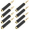 OTOTEC 8 Pz 4 Poli A 3 Poli Jack Convertitore Adattatore TRRS Femmina A TRS Maschio Microfono Connettore Spina Da 3.5mm Jack Per Compurter Telefono