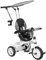 HOMCOM 6-in-1 Dreirad mit Schubstange ab 9 Monate bis 25 kg Kinderdreirad mit abnehmbarem Sonnendach, Sicherheitsgurt Getränkehalter Korb Laufräder Laufrad für 1-5 Jahre Kinder, Weiß
