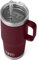 YETI Rambler Straw Mug, Stainless Steel Vacuum Insulated Mug with Stronghold Lid, Wild Vine Red, 25 oz (739 ml)