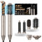 UKLISS 6 in 1 Magic Air Styler Hair Dryer Brush with Diffuser Air Curling Wands Volumizing Brush Blow Dryer Nozzle Straightener Comb Curlers Hair Styler Hairdryers for Women Gifts, Gold