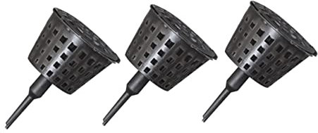 BESPORTBLE Cestini Porta Concime in Terracotta Per Bonsai - Set Di 20 Contenitori Nutrienti Per Giardinaggio - Ideali Per Orchidee e Piante Succulente Nero