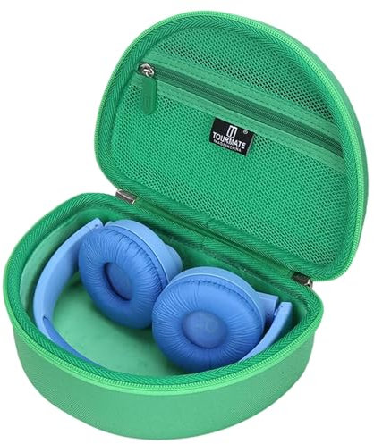 Tourmate Hard Travel Case for Philips K4206 Kids Wireless On-Ear Headphones/iClever HS19 Kids RORSOU R10 On-Ear Headphones, Protective Carrying Storage Bag (Case Only)