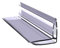 Eckprofil 1000mm aus Polycarbonat 4-6mm – Rauchgrau – 90° Winkelprofil für Stegplatten – Ideal für Gewächshäuser, Überdachungen & Konstruktionen