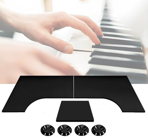 Piano Carpet, Schallschutz Teppich, Klavierteppich158×65 cm Rutschfest Matte Klavier Teppich Bodenschutzmatte Antivibrationsmatte für Schalldämmung(158x65cm,Black)