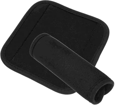predolo 2 Stück Griffpolster Als Robuster Griffschutz Gepolsterte Stangengriffe Und Hantelstangen Polsterung Aus Weichem Neopren für Heimtraining, Schwarz